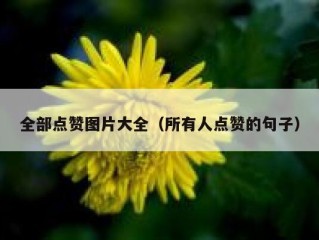 全部点赞图片大全（所有人点赞的句子）