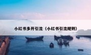 小红书多开引流（小红书引流规则）