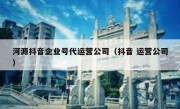 河源抖音企业号代运营公司（抖音 运营公司）