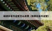 嵊泗抖音代运营怎么收费（张掖抖音代运营）