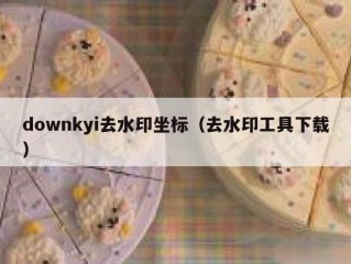 downkyi去水印坐标（去水印工具下载）