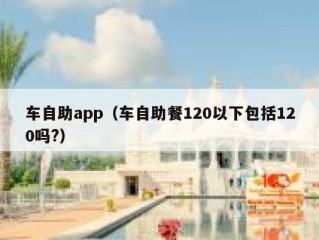 车自助app（车自助餐120以下包括120吗?）