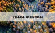 互粉小助手（抖音互粉助手）