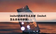 inshot的水印怎么去掉（inshot怎么去水印步骤）