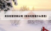 竞价托管济南公司（竞价托管是什么意思）