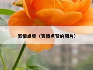 表情点赞（表情点赞的图片）