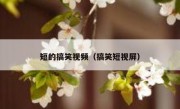 短的搞笑视频（搞笑短视屏）