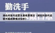 湖北抖音代运营方案收费情况（湖北抖音代运营方案收费情况分析）