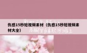 伤感15秒短视频素材（伤感15秒短视频素材大全）