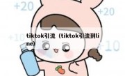 tiktok引流（tiktok引流到line）