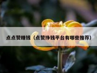 点点赞赚钱（点赞挣钱平台有哪些推荐）