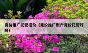 竞价推广托管报价（竞价推广账户竞价托管好吗）