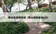 舞台短视频素材（舞台视频素材gif）