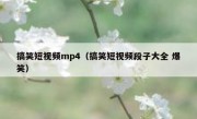 搞笑短视频mp4（搞笑短视频段子大全 爆笑）