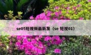 se05短视频最新发（se 短视01）