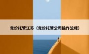 竞价托管江苏（竞价托管公司操作流程）