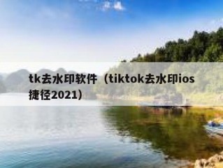 tk去水印软件（tiktok去水印ios捷径2021）