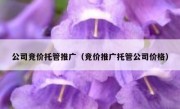 公司竞价托管推广（竞价推广托管公司价格）