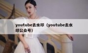 youtube去水印（youtube去水印公众号）