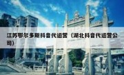 江苏鄂尔多斯抖音代运营（湖北抖音代运营公司）