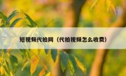 短视频代拍网（代拍视频怎么收费）