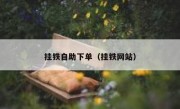 挂铁自助下单（挂铁网站）