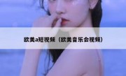 欧美a短视频（欧美音乐会视频）