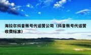 海拉尔抖音账号代运营公司（抖音账号代运营收费标准）