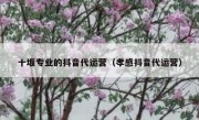 十堰专业的抖音代运营（孝感抖音代运营）