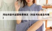 河北抖音代运营收费情况（抖音河北省总代理）