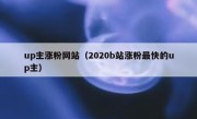 up主涨粉网站（2020b站涨粉最快的up主）