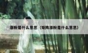 涨粉是什么意思（矩阵涨粉是什么意思）